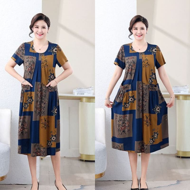 Vestido Etampado Mabel - Conforto e Elegância