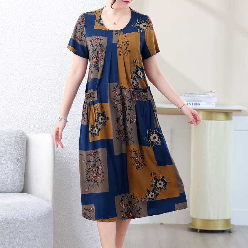 Vestido Etampado Mabel - Conforto e Elegância